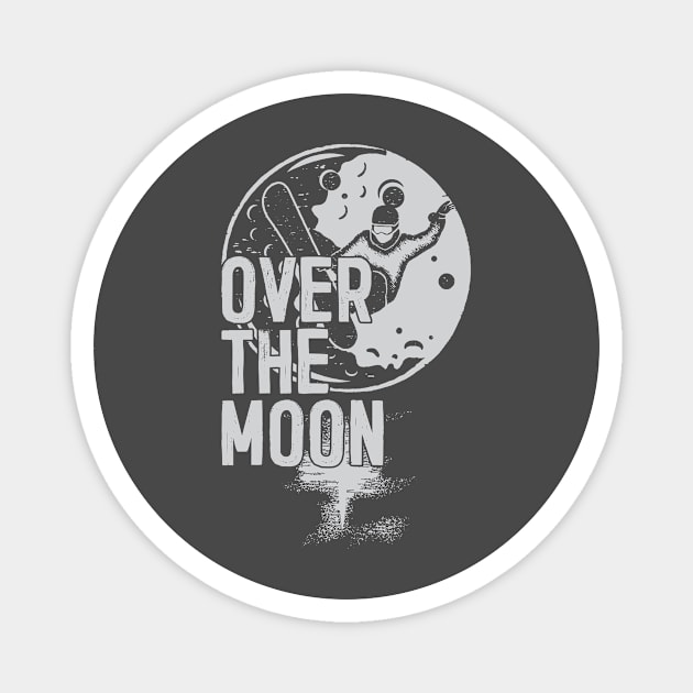 Over The Moon Magnet by CB Creative Images